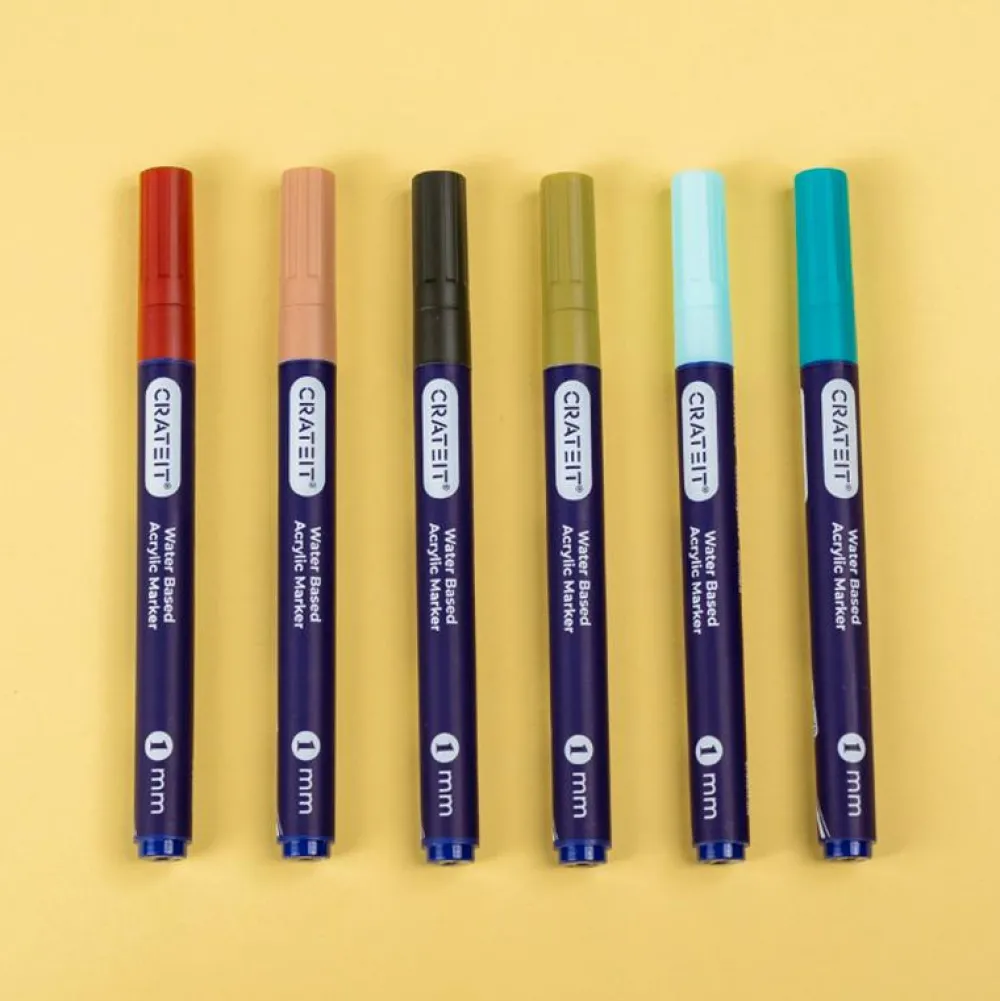 Hot Crateit tusser - Natur 1 mm., 6 stk