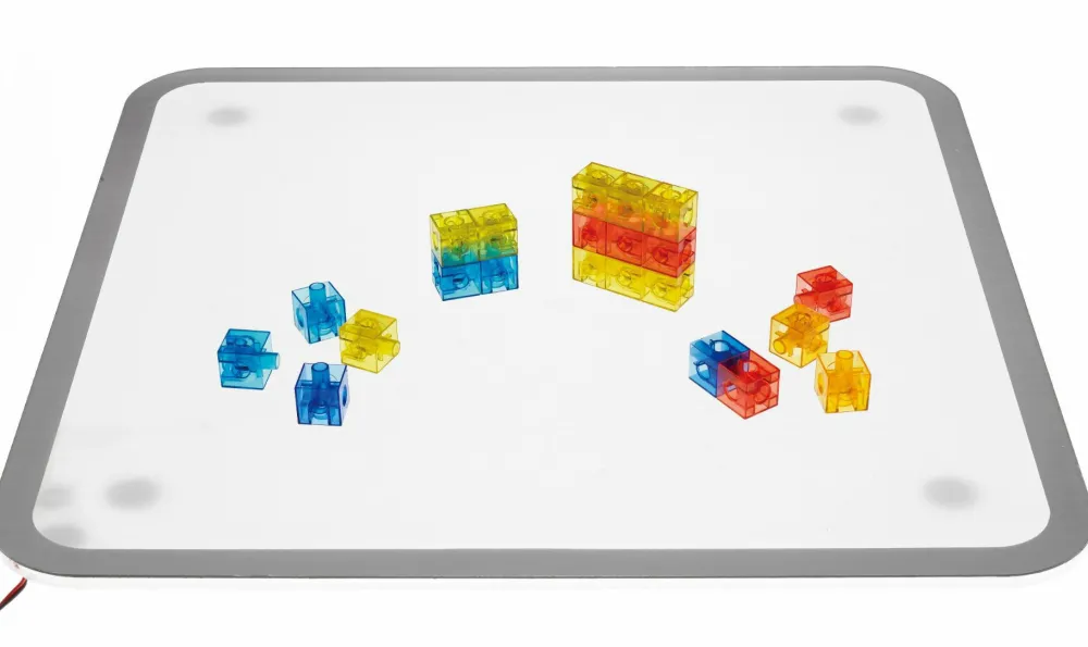 Cubes 2 cm - Transparent, 100 stk