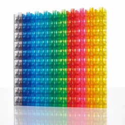 Cubes 2 cm - Transparent, 100 stk