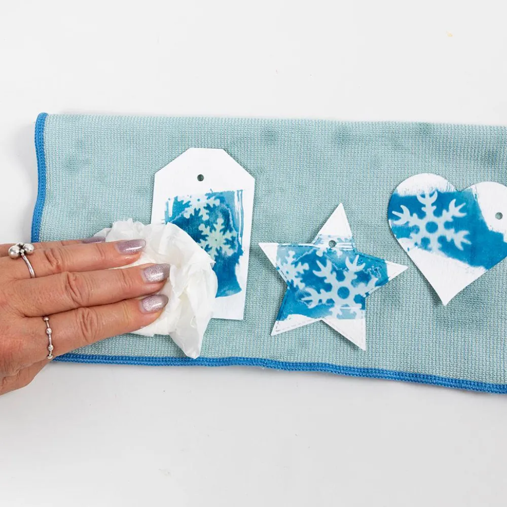 New Creativ Company Cyanotypi (lystryk) - Lav julegave-mærker, 36 stk