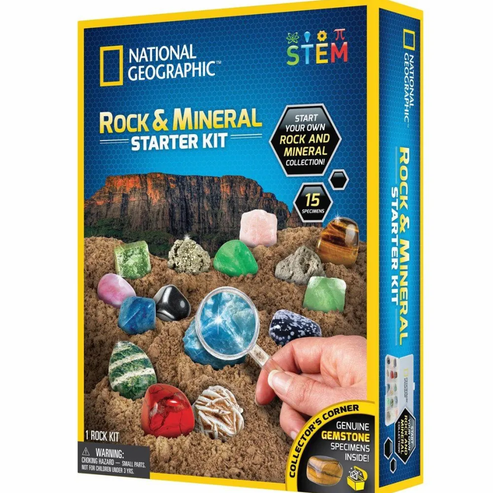 Outlet National Geographic Ædelsten- og mineraler - Startsæt