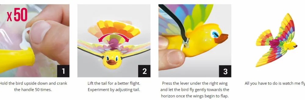 New Den mekaniske fugl - Timmy Bird