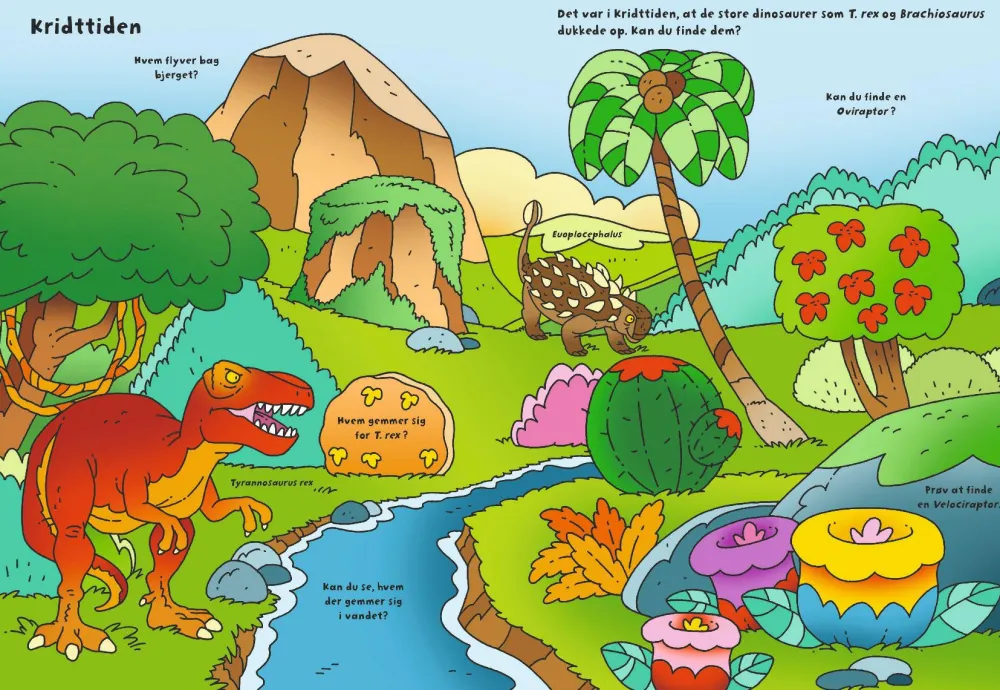 Online Forlaget Bolden Den store flapbog: Dinosaurer