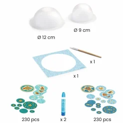 Best Djeco DIY - Lav papirskåle, Havet