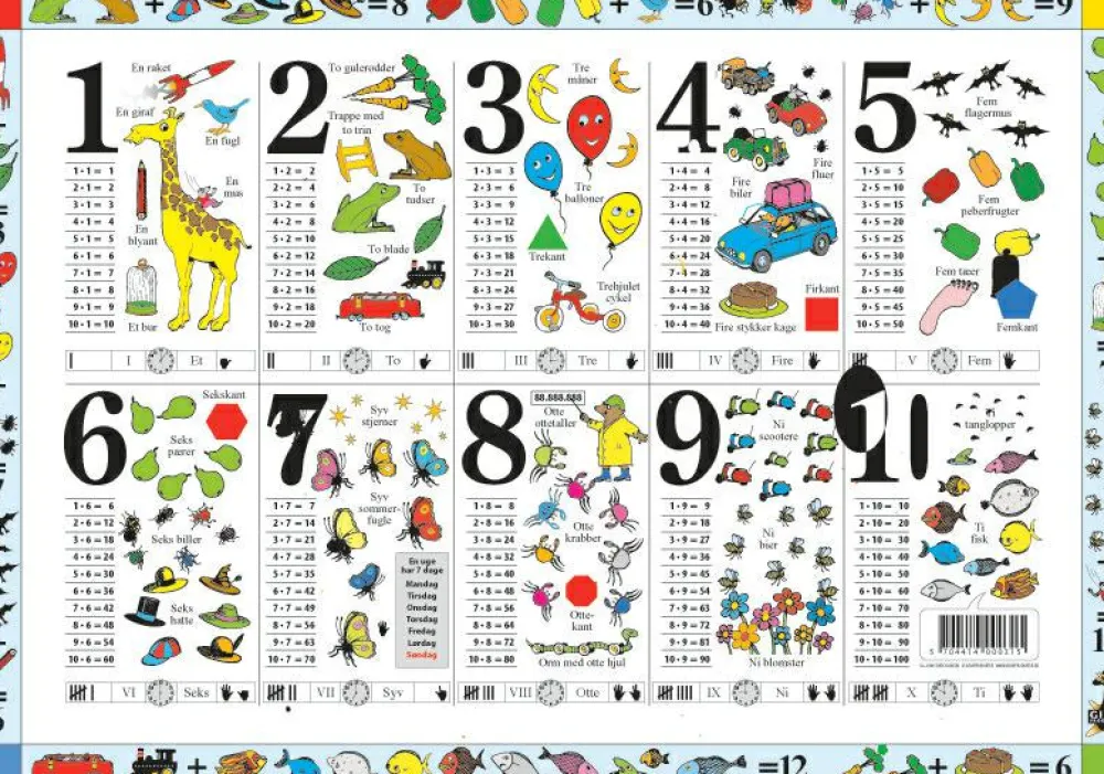 Clearance Dækkeserviet - 123