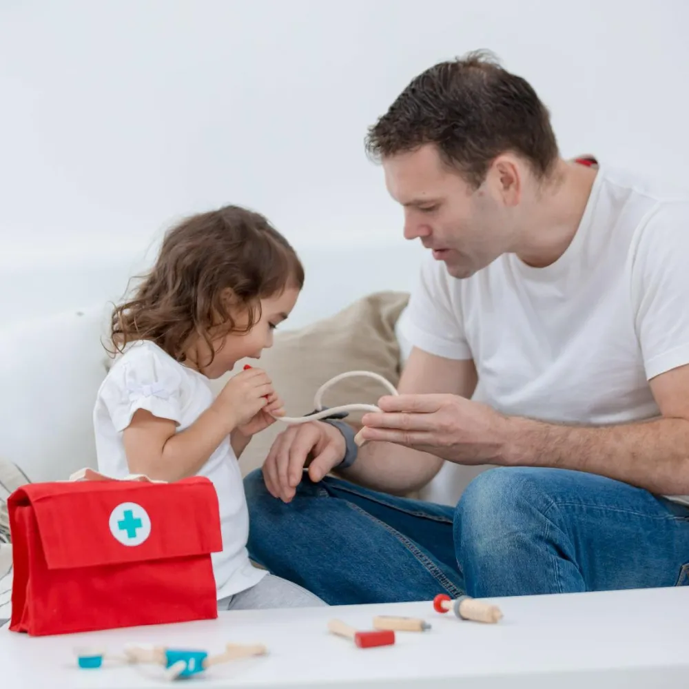 Online PlanToys Doktorsæt, 7 dele