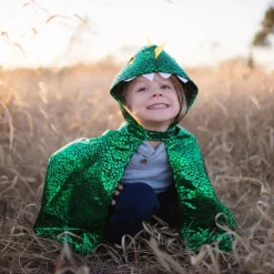 Best Great Pretenders Dragekappe - Grøn/gul, str. 2-3 år