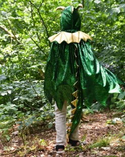 Clearance Den Goda Fen Dragekappe - Grøn/Guld, str. 3-8 år