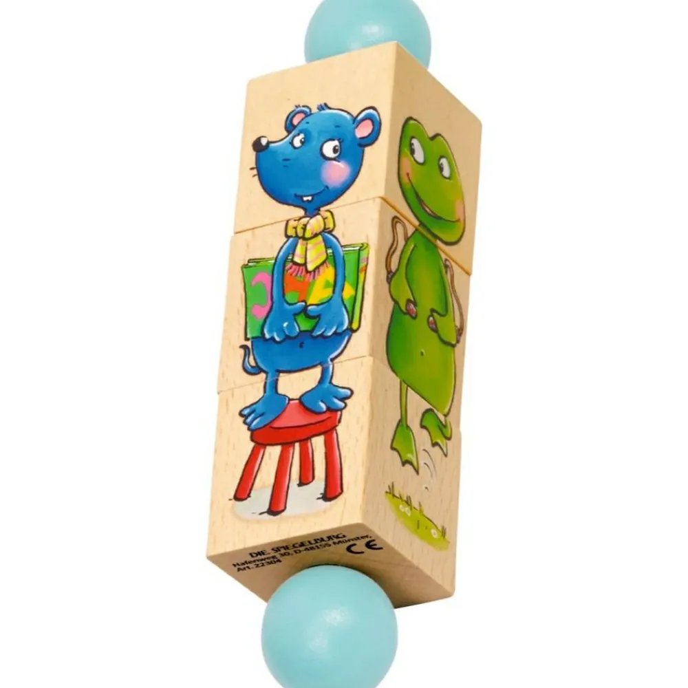 Sale Spiegelburg Dreje-puslespil af træ - 7 søde venner