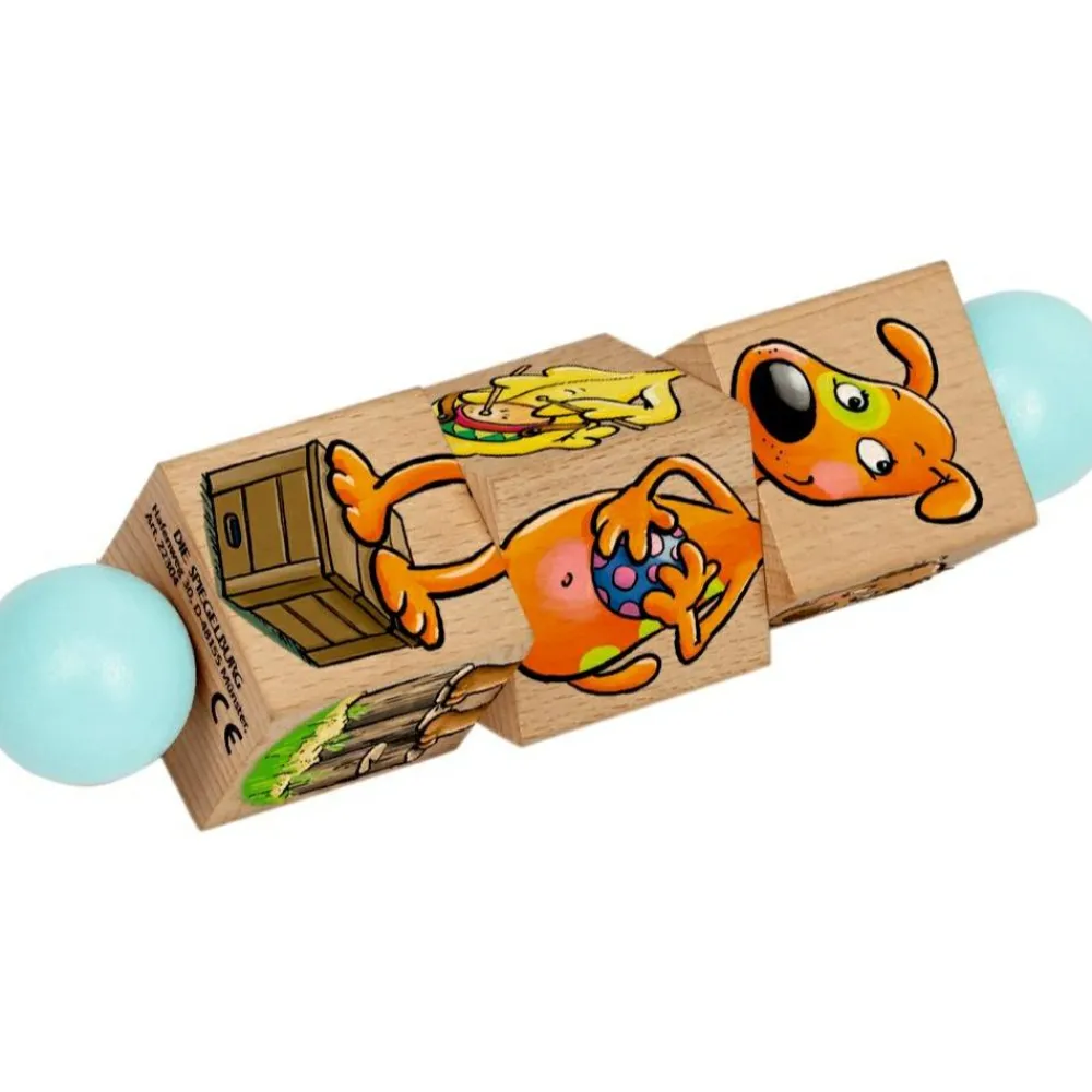 Sale Spiegelburg Dreje-puslespil af træ - 7 søde venner