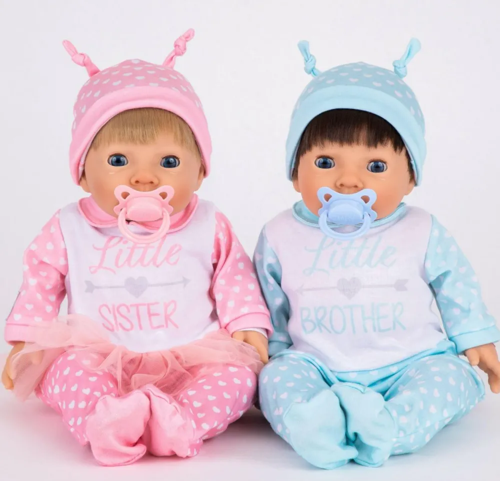 Best Dukke 1.255 gram - Tvillinger, 45 cm.