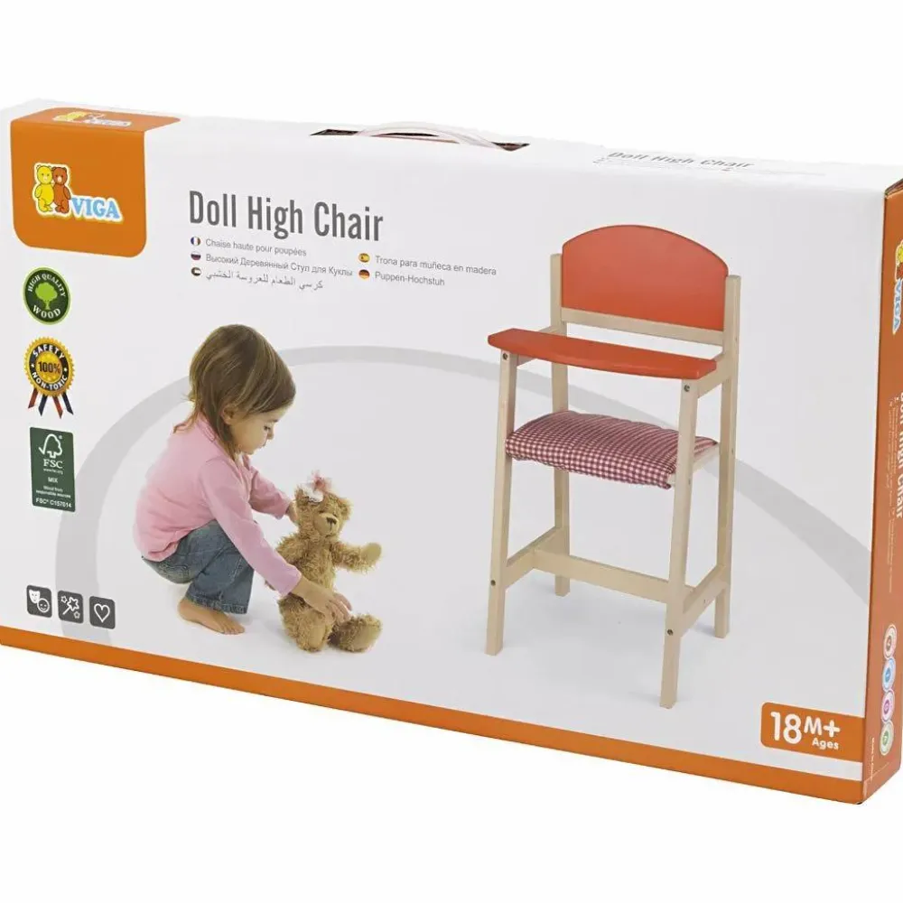 Sale Dukke højstol med siddehynde