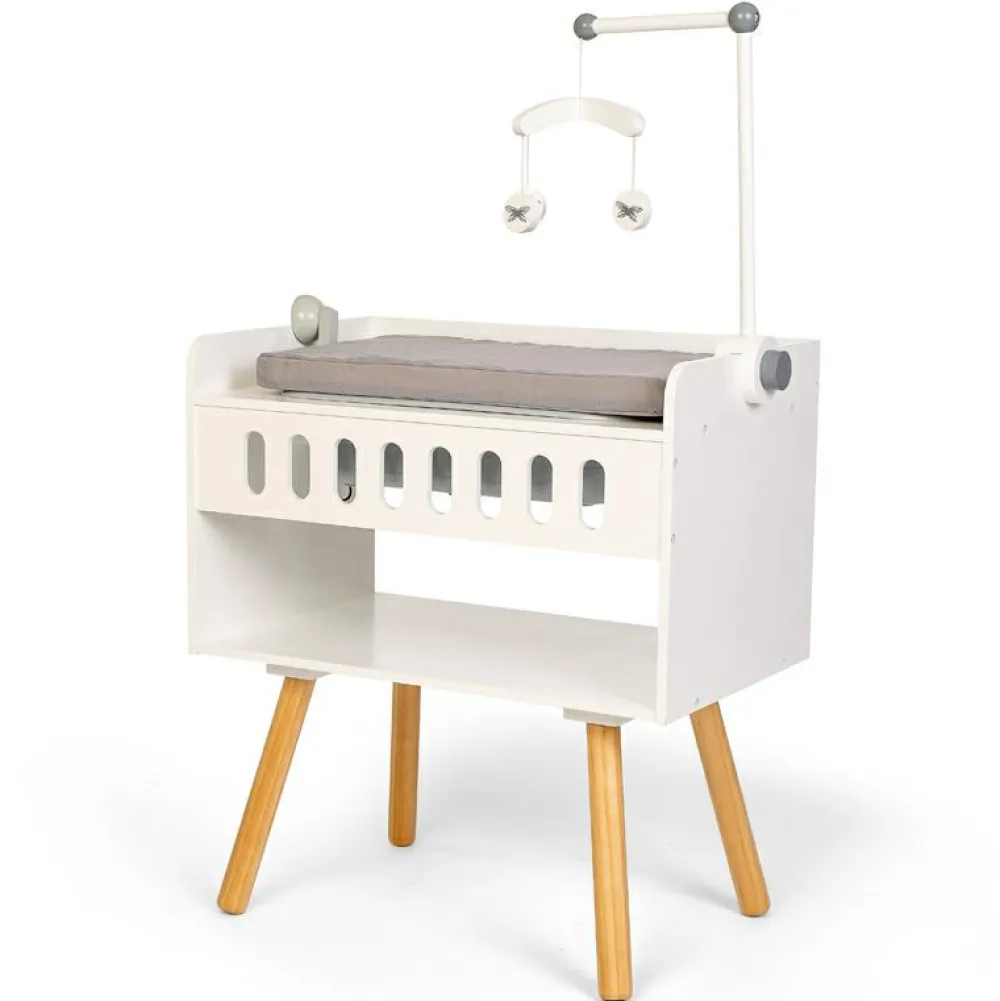 byASTRUP Dukke tilbehør - Puslebord m. badekar