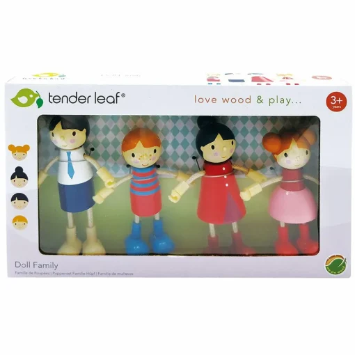 Discount Tender Leaf Dukkehusfigurer - Familien Andersen