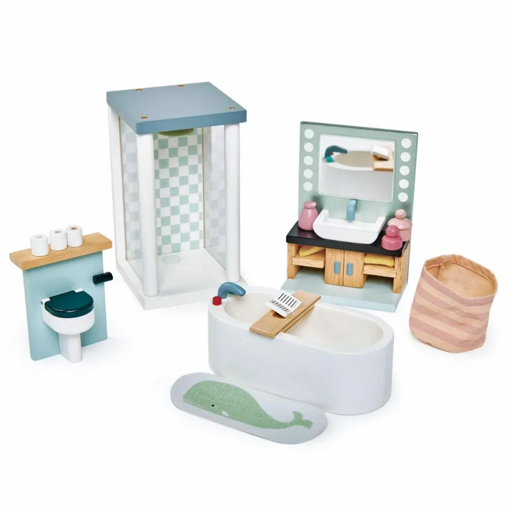 Clearance Tender Leaf Dukkehusmøbler - Badeværelse