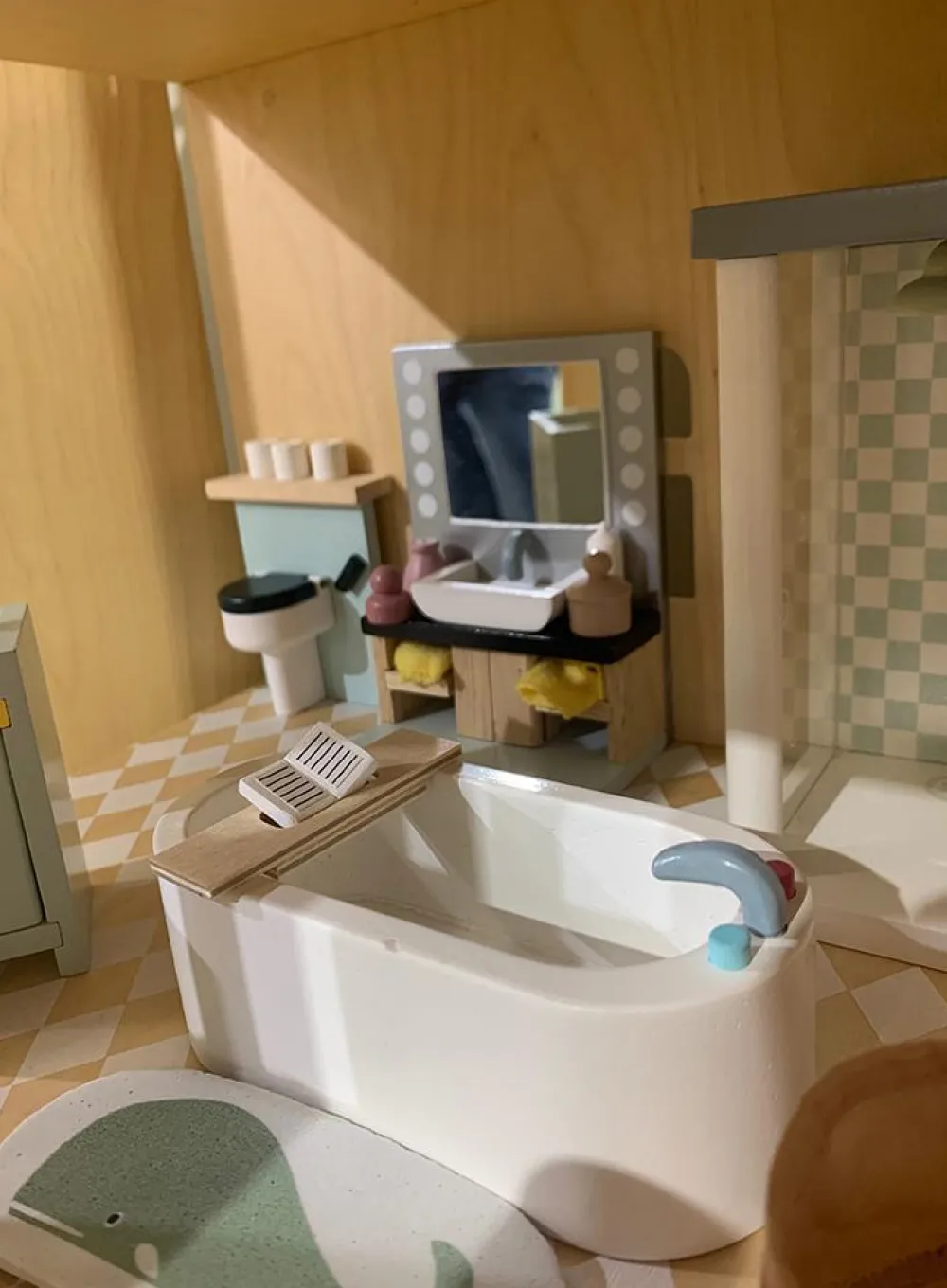 Clearance Tender Leaf Dukkehusmøbler - Badeværelse