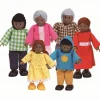 Hape Dukker 11 cm. - A: 6 familiemedlemmer
