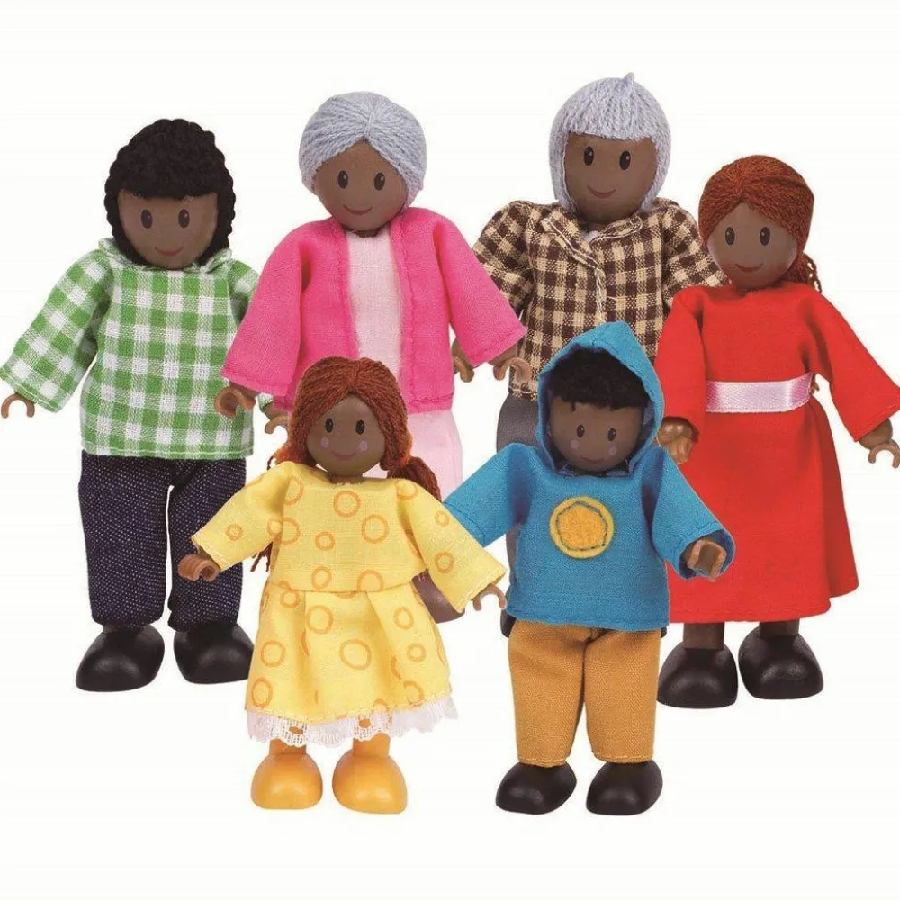Hape Dukker 11 cm. - A: 6 familiemedlemmer