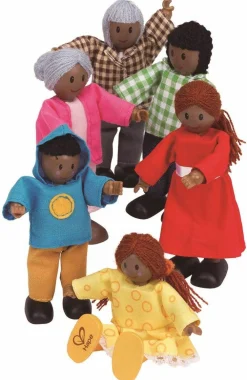 Hape Dukker 11 cm. - A: 6 familiemedlemmer