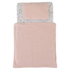 Dukkeseng inkl. sengesæt - Rosa