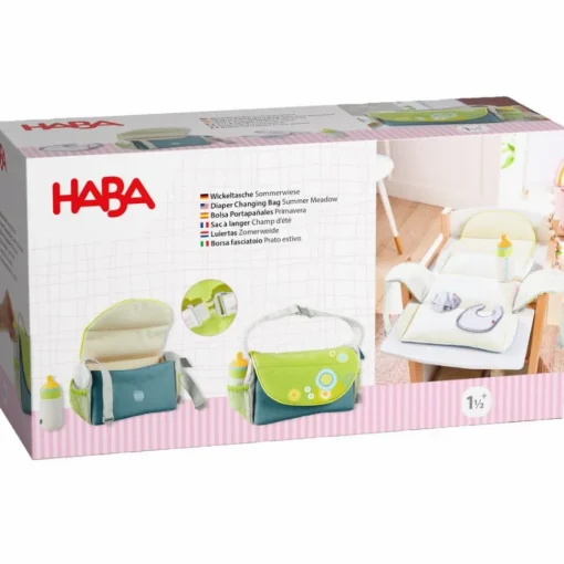 Outlet Haba Dukketilbehør - Pusletaske "Sommer", 4 dele