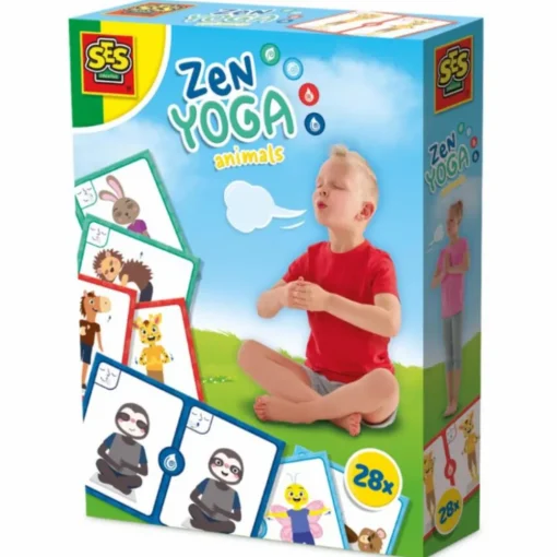 Clearance SES Creative Dyreyoga med 28 kort
