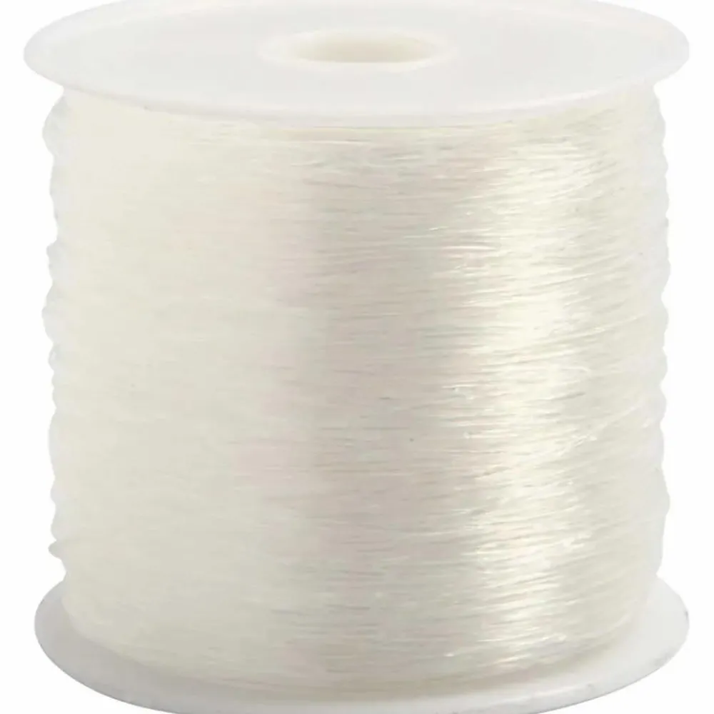 Creativ Company Elastiksnor til smykker Ø 0,5 mm - 100 meter