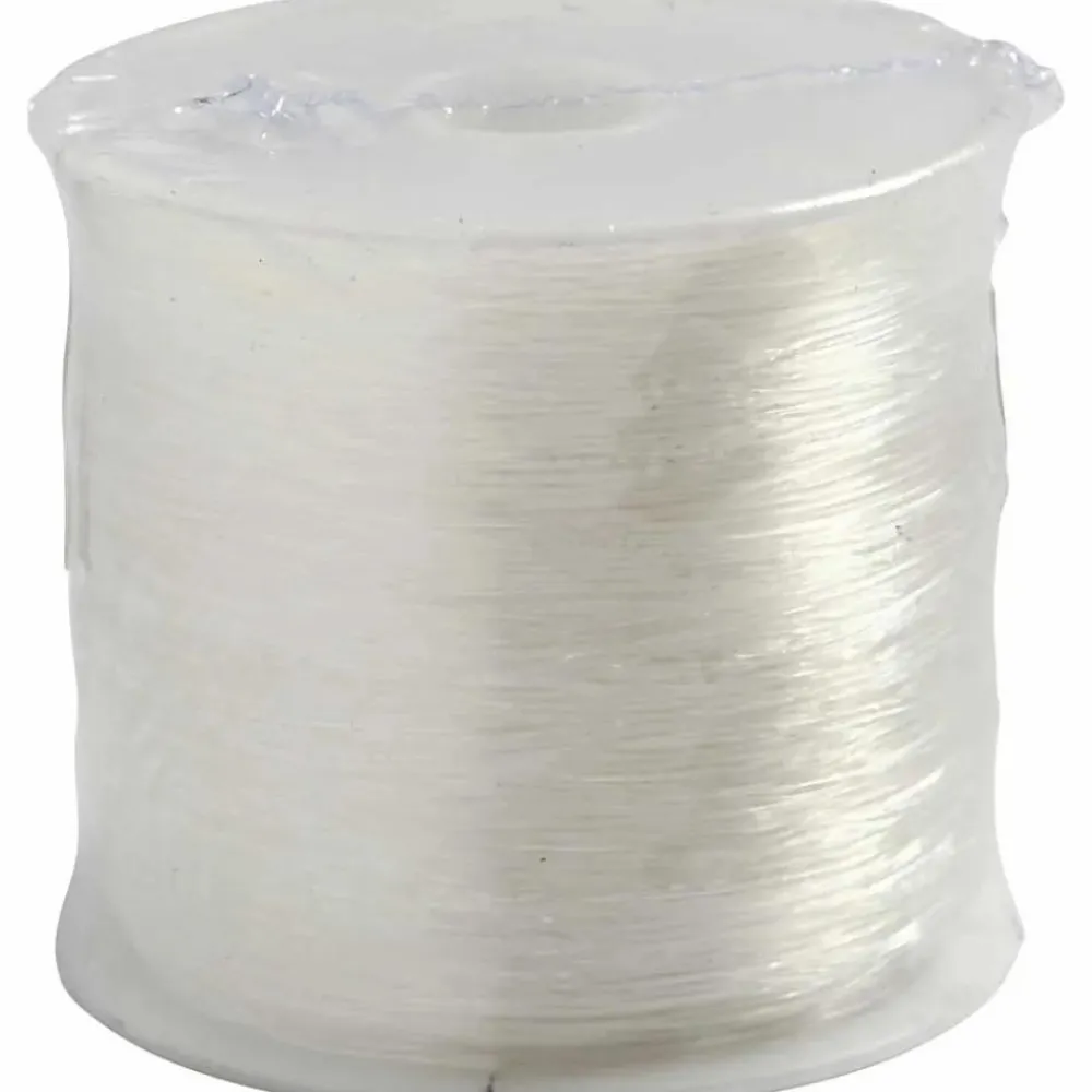 Creativ Company Elastiksnor til smykker Ø 0,5 mm - 100 meter