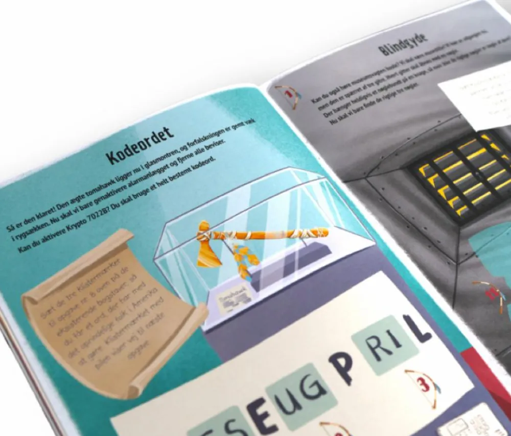 Sale Forlaget Bolden Escape klistermærkebog - Mysteriet på museet