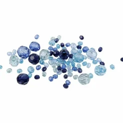 Outlet Creativ Company Facetperlemix - Blå, 45 gr.