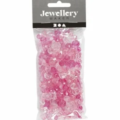 Best Creativ Company Facetperlemix - Pink, 45 gr.
