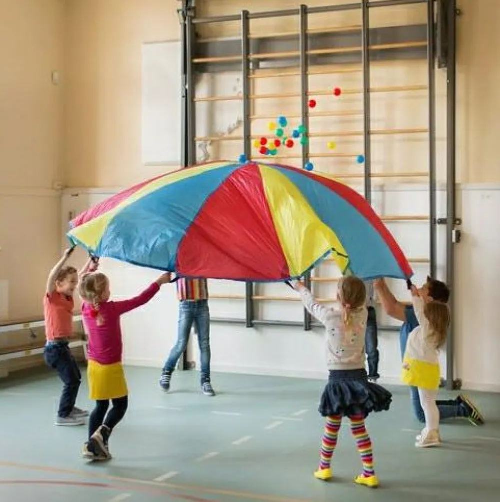 Online BS Toys Faldskærm Ø 3 M - Inkl. 24 bolde