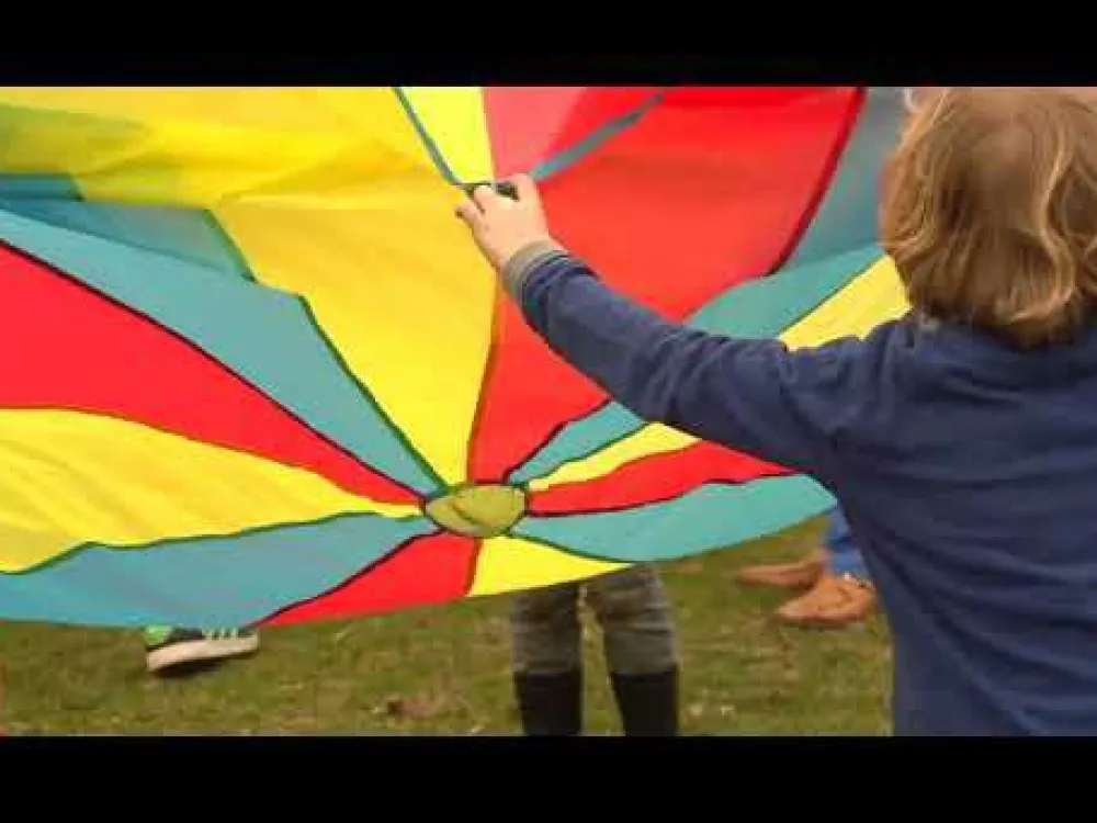 Online BS Toys Faldskærm Ø 3 M - Inkl. 24 bolde