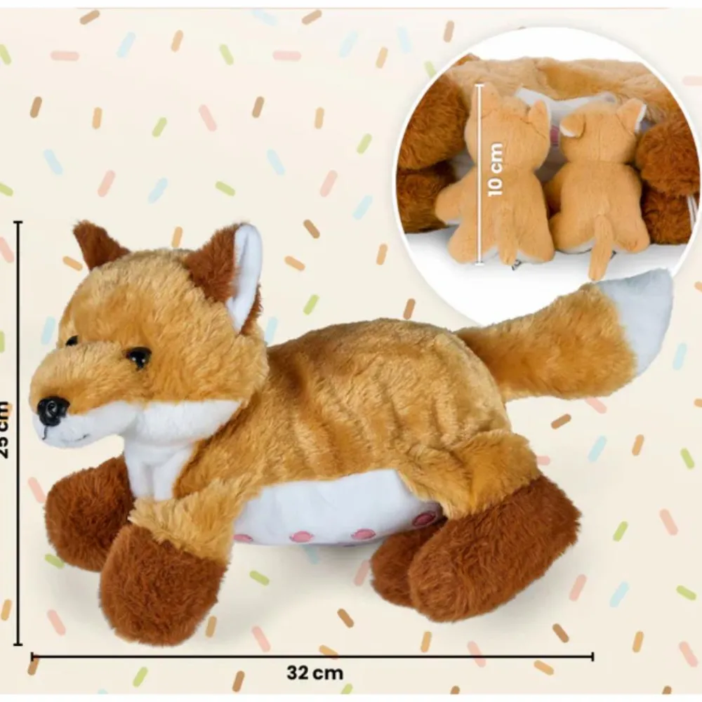 Sale Familiebamse - Ræv med ræveunger