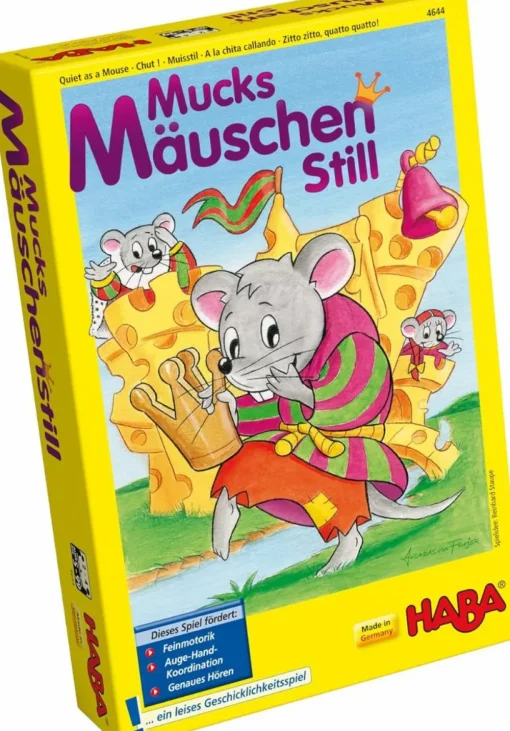 Clearance Haba Familiespil - Stille som en mus
