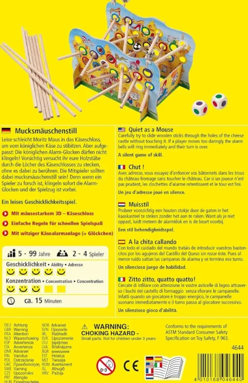 Clearance Haba Familiespil - Stille som en mus