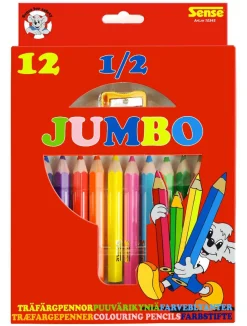 Online Farveblyanter 1/2 Jumbo 12 stk.