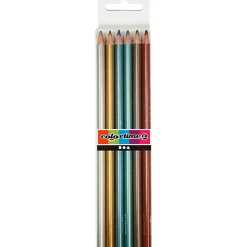 Online Creativ Company Farveblyanter - Metallic, 6 stk