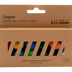 Outlet Creativ Company Farvekridt - Ergonomiske, 12 stk