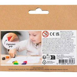 Outlet Creativ Company Farvekridt - Ergonomiske, 12 stk