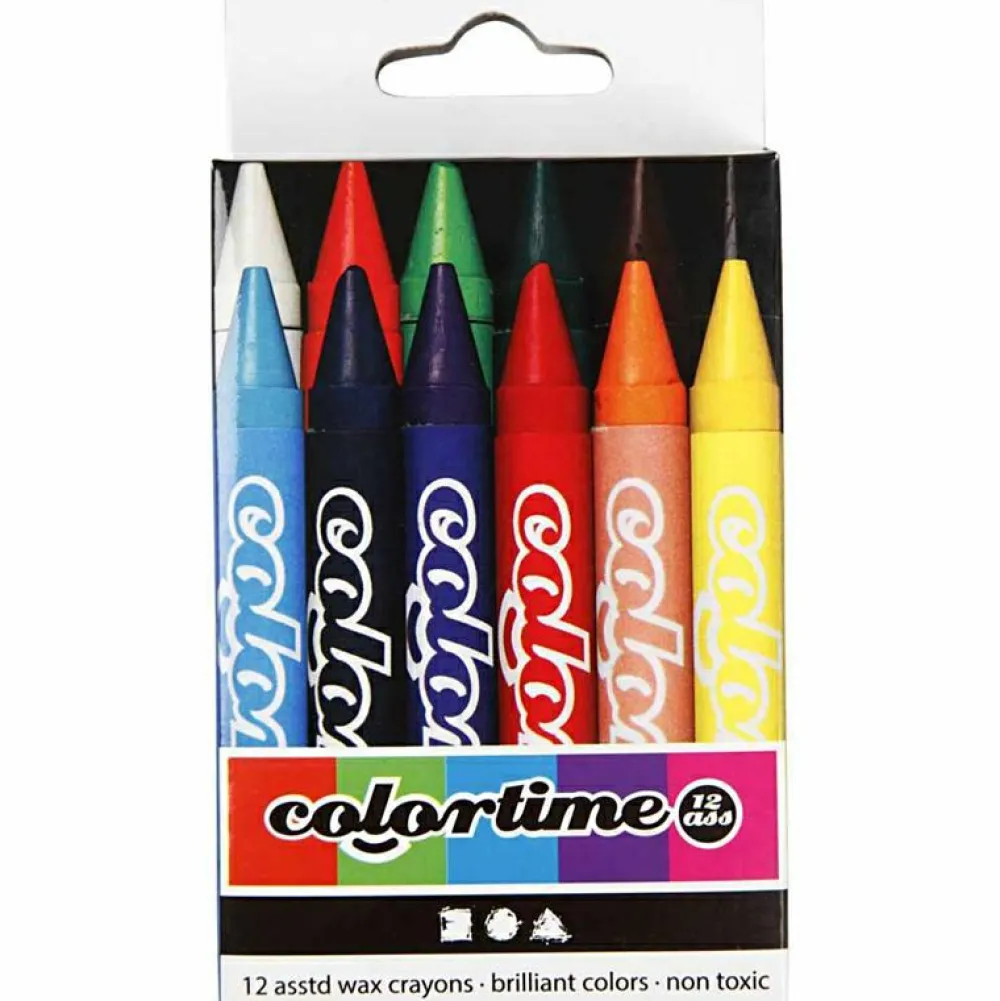 Clearance Creativ Company Farvekridt, 12 stk