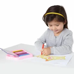 Sale Melissa & Doug Farvekridt i hjerteæske, 12 stk