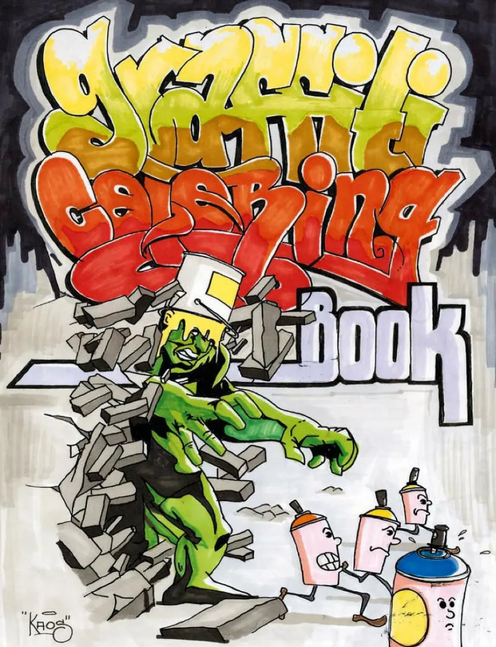 Best Farvelægningsbog - Graffiti