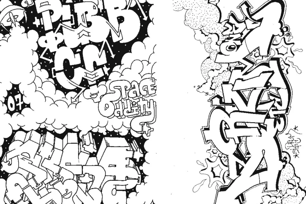 Best Farvelægningsbog - Graffiti