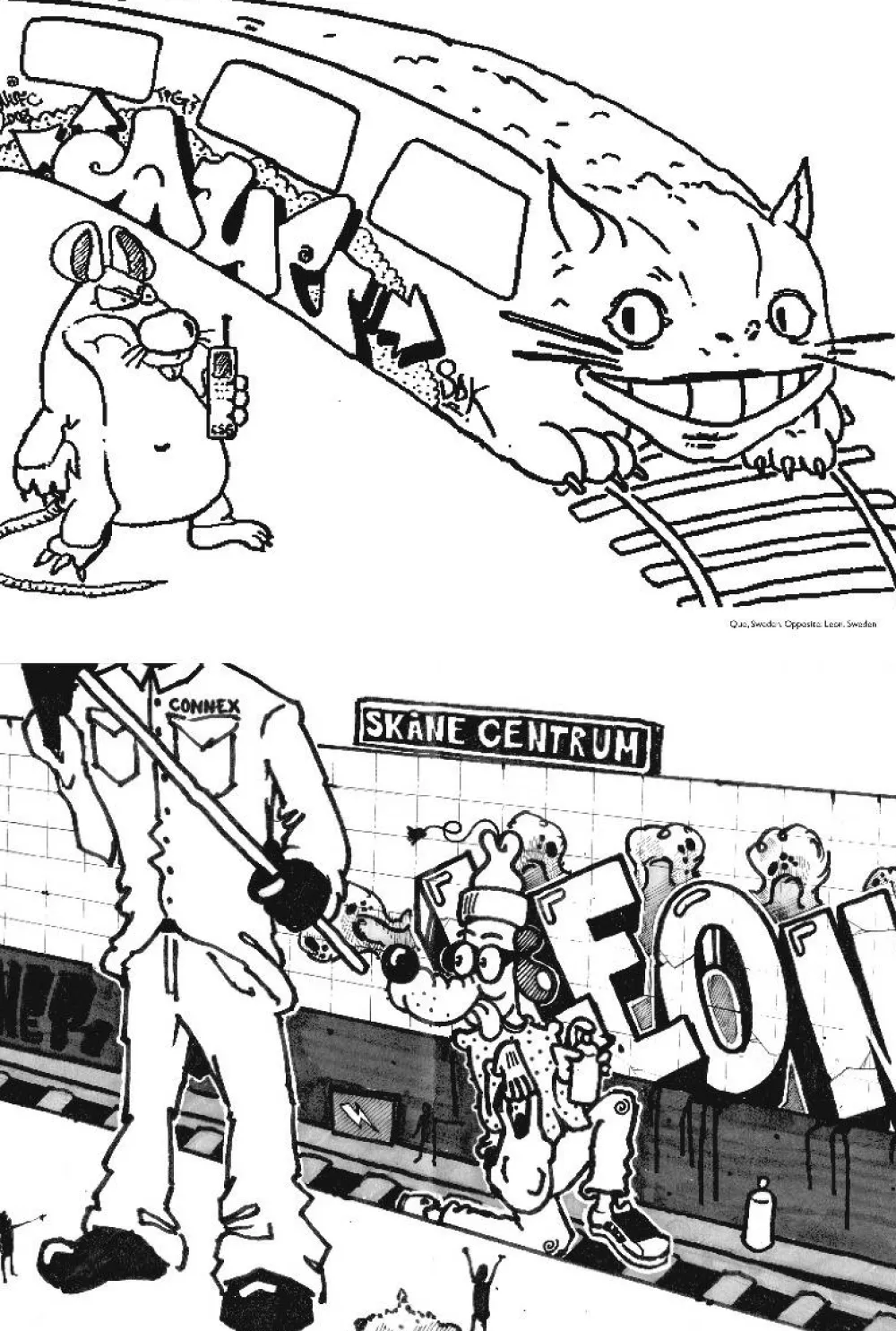 Best Farvelægningsbog - Graffiti