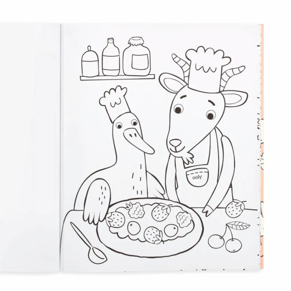 Sale OOLY Farvelægningsbog - Little Farm Friends