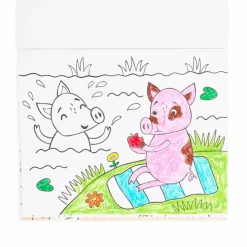 Sale OOLY Farvelægningsbog - Little Farm Friends