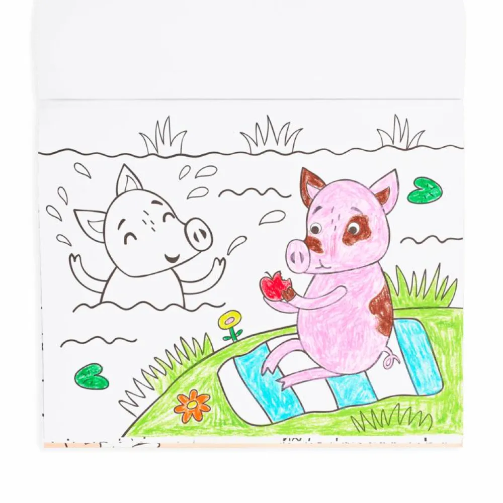 Sale OOLY Farvelægningsbog - Little Farm Friends