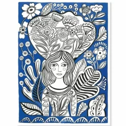 Hot Djeco Farvelægningsplakater - Blomster, 3 stk