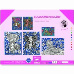 Hot Djeco Farvelægningsplakater - Blomster, 3 stk